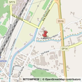 Mappa Via Savellon Molini, 6, 35043 Conegliano, Treviso (Veneto)