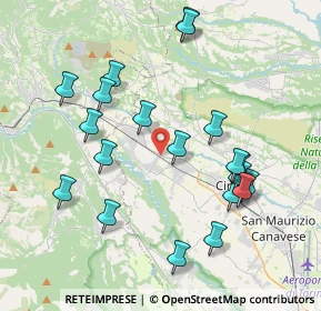 Mappa Via Vittorio Veneto, 10070 Villanova Canavese TO, Italia (4.1055)