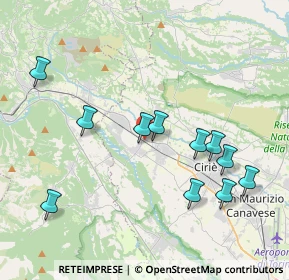 Mappa Via Vittorio Veneto, 10070 Villanova Canavese TO, Italia (4.09909)