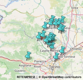 Mappa Via Vittorio Veneto, 10070 Villanova Canavese TO, Italia (10.8175)