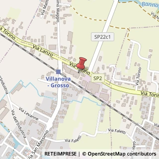 Mappa Via Torino, 18, 10070 Villanova Canavese, Torino (Piemonte)