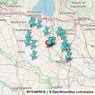 Mappa Via Igino Giordani, 46044 Goito MN, Italia (11.49105)