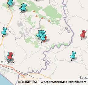 Mappa Via Alcide de Gasperi, 04021 Castelforte LT, Italia (6.25)