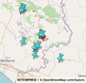 Mappa Via Alcide de Gasperi, 04021 Castelforte LT, Italia (3.75636)