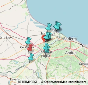 Mappa SP 64, 76017 San Ferdinando di Puglia BT, Italia (8.76692)