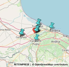 Mappa SP 64, 76017 San Ferdinando di Puglia BT, Italia (7.17333)