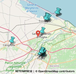 Mappa SP 64, 76017 San Ferdinando di Puglia BT, Italia (8.6965)