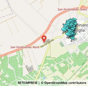 Mappa SP 64, 76017 San Ferdinando di Puglia BT, Italia (1.276)