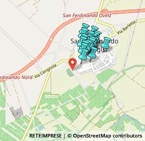 Mappa Via del Cimitero, 76017 San Ferdinando di Puglia BT, Italia (0.699)