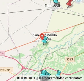 Mappa Via del Cimitero, 76017 San Ferdinando di Puglia BT, Italia (7.6485)
