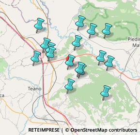 Mappa Via Madonna della Stella, 81040 Pietravairano CE, Italia (6.90813)