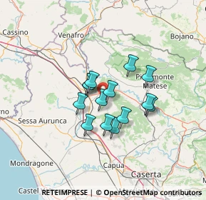 Mappa Via Madonna della Stella, 81040 Pietravairano CE, Italia (9.65214)