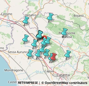 Mappa Via Madonna della Stella, 81040 Pietravairano CE, Italia (11.47111)