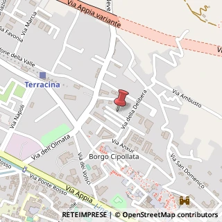 Mappa Via Vivirito, 35, 04019 Terracina, Latina (Lazio)