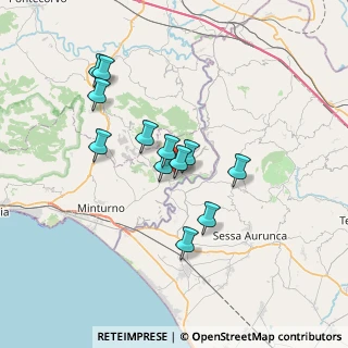 Mappa Via contrada viaro, 04021 Castelforte LT, Italia (6.26333)