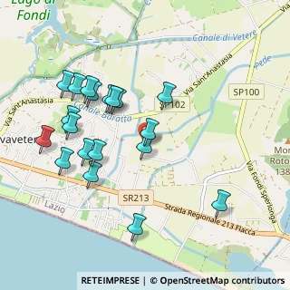 Mappa Via Guado II, 04022 Fondi LT, Italia (1.05263)