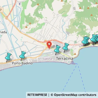Mappa Via Industrie, 04019 Terracina LT, Italia (3.37538)
