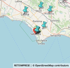Mappa Via Emanuela Loi, 04016 Sabaudia LT, Italia (19.06545)