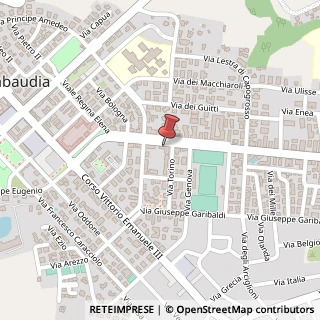 Mappa Via Carlo Alberto, 30, 04016 Sabaudia, Latina (Lazio)
