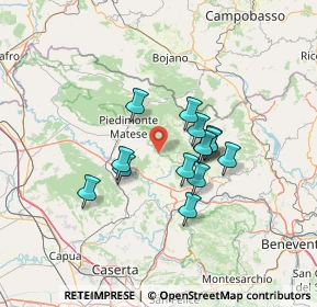 Mappa Via Pozzillo, 81010 Gioia Sannitica CE, Italia (10.885)