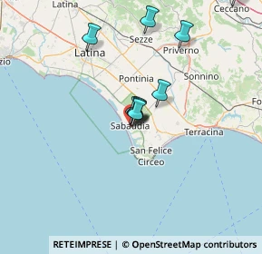 Mappa Via Caracciolo, 04016 Sabaudia LT, Italia (18.69636)