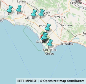 Mappa Via Caracciolo, 04016 Sabaudia LT, Italia (17.69091)
