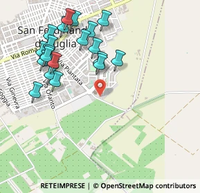 Mappa Via Padre Leonardo Mango, 76017 San Ferdinando di Puglia BT, Italia (0.583)