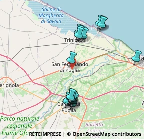 Mappa Via Padre Leonardo Mango, 76017 San Ferdinando di Puglia BT, Italia (8.3875)