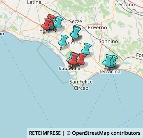 Mappa Via Giuseppe Garibaldi, 04016 Sabaudia LT, Italia (13.575)