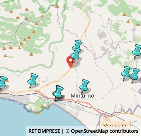 Mappa S.s. 630 Ausonia, 04026 Minturno LT, Italia (5.3175)