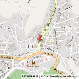 Mappa Via Civita Farnese, 5, 04020 Itri, Latina (Lazio)
