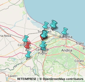 Mappa Contrada Pezza La Pera di Sopra, 76017 San Ferdinando di Puglia BT, Italia (9.18714)