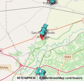 Mappa Contrada Pezza La Pera di Sopra, 76017 San Ferdinando di Puglia BT, Italia (5.75278)