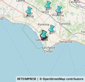 Mappa Via luigi piccinato 44 prolungamento, 04016 Sabaudia LT, Italia (19.04455)