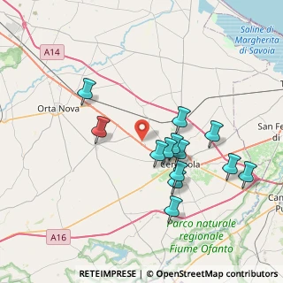 Mappa SS 16 KM. 4000 N. 18, 71042 Cerignola FG (7.70077)