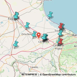 Mappa SS 16 KM. 4000 N. 18, 71042 Cerignola FG (17.2615)