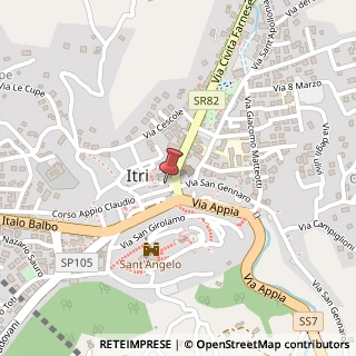 Mappa Piazza Umberto I, n.16, 04020 Itri, Latina (Lazio)