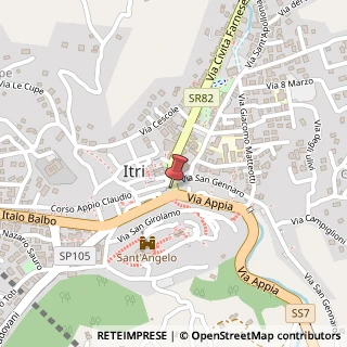 Mappa Piazza Incoronazione, 1, 04020 Itri, Latina (Lazio)