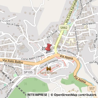 Mappa Corso Appio Claudio, 46, 04020 Itri, Latina (Lazio)