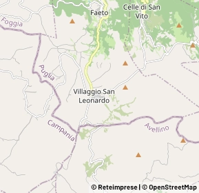 Mappa Via del Glicine, 71020 Faeto FG, Italia (3.32857)