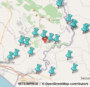 Mappa Via Capanna, 04021 Castelforte LT, Italia (5.0895)