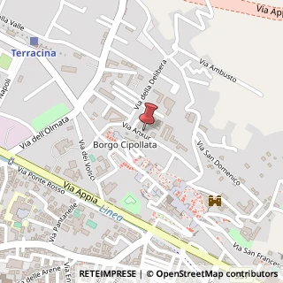 Mappa Via Anxur, 47, 04019 Terracina, Latina (Lazio)