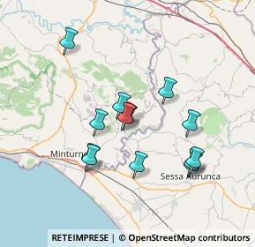 Mappa 04021 Castelforte LT, Italia (6.87231)