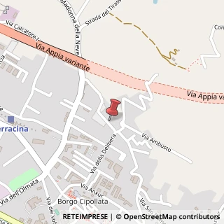 Mappa Via Delibera, 04019 Terracina, Latina (Lazio)