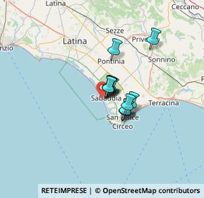 Mappa Strada Lungomare Pontino, 04016 Sabaudia LT, Italia (7.52167)