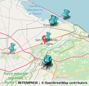 Mappa Via Cerignola, 76017 San Ferdinando di Puglia BT, Italia (8.5425)