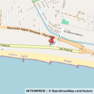 Mappa Via Flacca, 18, 04022 Fondi, Latina (Lazio)