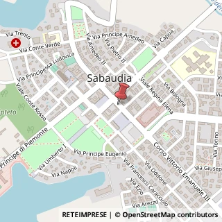 Mappa Corso Vittorio Emanuele III,  76, 04016 Sabaudia, Latina (Lazio)