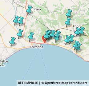 Mappa Via Canneto, 04022 Fondi LT, Italia (8.3895)