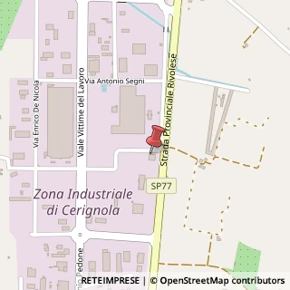 Mappa Via Manfredonia, Snc, 71042 Cerignola, Foggia (Puglia)